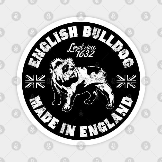 English Bulldog Magnet by Black Tee Inc